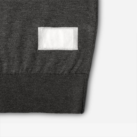 FRAGMENT DESIGN x SEQUEL x JOHN SMEDLEY クルーネックニット 詳細画像 NO1(CHARCOAL / CHARCOAL) 4